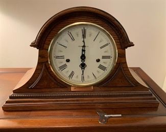 HALF OFF!  $125.00 now, was $250.00......Howard Miller Deluxe Chiming Key Wound Mantel Clock