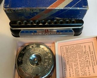 HALF OFF! $13.00 now, was $26.00......All American Harmonica and Master Key Tuner with Original Boxes