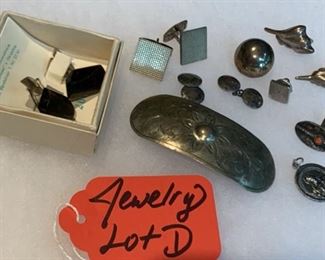 HALF OFF  $10.00 now, was $20.00 for all......Silver and Sterling Jewelry LOT D