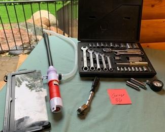 CLEARANCE !  $5.00 now, was $16.00....Garage LOT 56  Tools, Siphon and More
