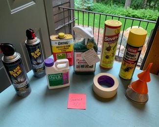 HALF OFF!   $5.00  now, was $10.00....Garage LOT 30  Bug Sprays and More