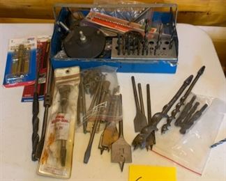 CLEARANCE  $5.00 now, was $20.00 for all......GARAGE LOT 131 Drill Bits