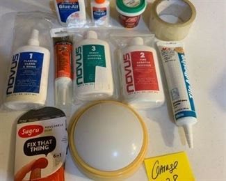 HALF OFF!  $5.00 now, was $10.00......GARAGE LOT 128  Glue and more