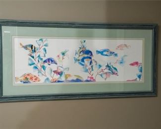 41. Large Aquatic Themed Artwork