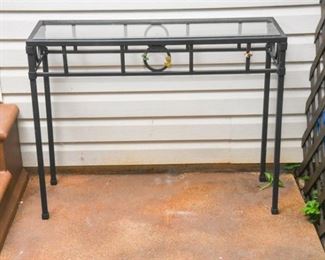 82. Iron Console Table