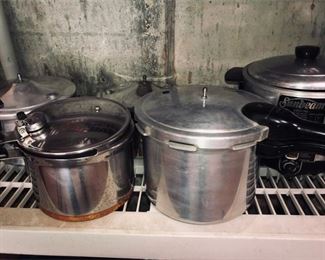 116. Group Lot Of Pressure Cookers
