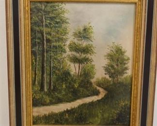 1011	OIL ON BOARD LANDSCAPE SIGNED H ABBS
