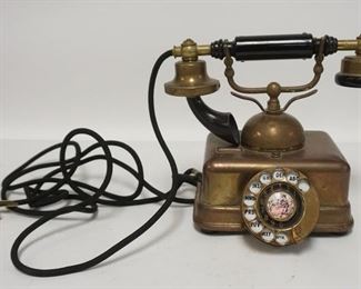 1092	BRASS ROTARY TELEPHONE 
