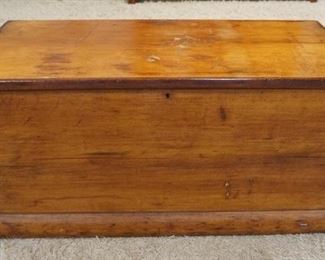 1156	DOVETAILED BLANKET CHEST. 43 IN X 20 1/2 IN X 20 1/2 IN HIGH
