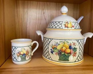 100L Villeroy and Boch Soup Taurine and Mug