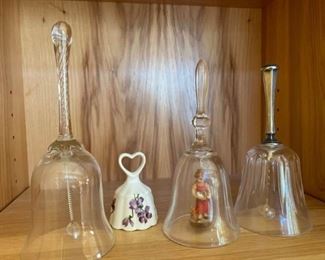 106L Glass and Bone China Bells