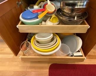 150L Tupperware, Colanders and Lots More