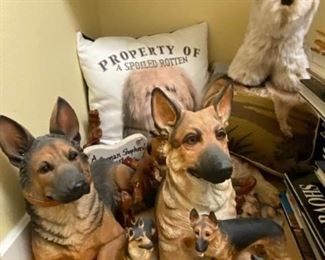 161L German Shepard Dog Figures and More