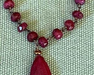 313m Ruby Necklace