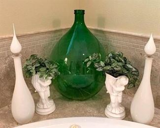 328m Large Green Glass Bottle  Others