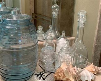 331m Glass Bottles, Containers  Decor