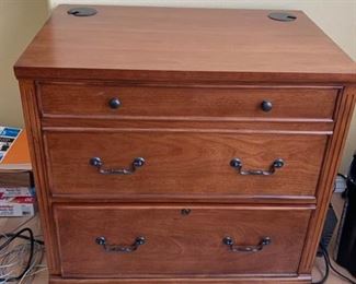 339d Two drawer file cabinet