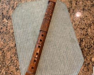 347d Wooden Flute TARKAN from Bolivia