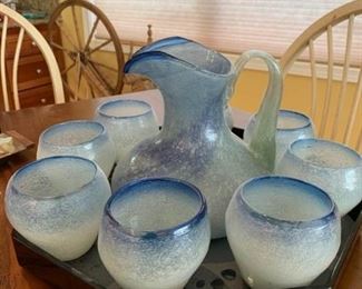 348d Pitcher  Glasses