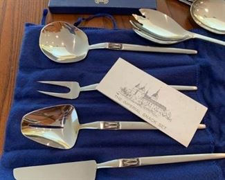 350d Silver Plate Serving Pieces