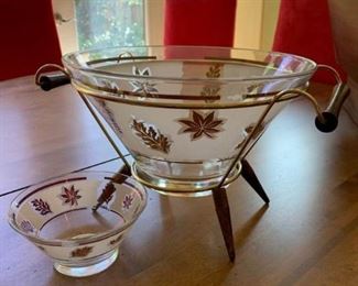 372k Aldon MidCentury Glass Center Bowl