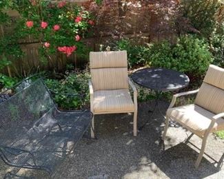 375o Patio Rocker, Table  Two Chairs