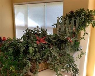 376k Large Group of Artificial Plants