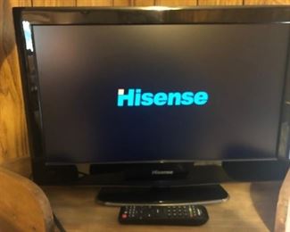 Price: $60.00  Hisense 24" LCD 1080p HDTV, 60 Hz, 1 HDMI port. Item#68903