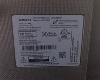 Details of Samsung 32" smart TV. Item#68901