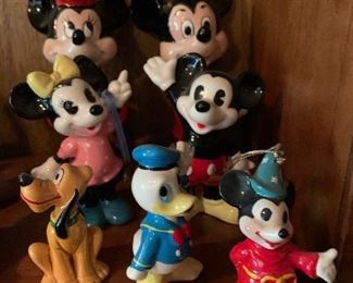 Mickey Mouse & friends figurines. Japan.