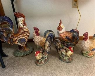 more roosters.