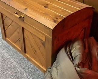 Cedar chest.