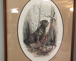 Several Ducks Unlimited signed art pieces