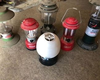Many Coleman/Cabela Lanterns!