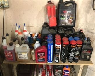 Many lubricants... many not opened at all!