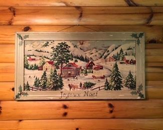 Vintage Winter Scene 