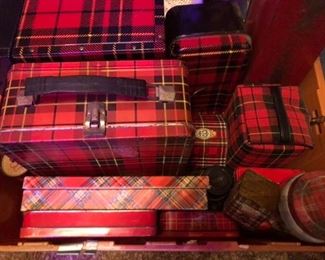 Lots of plaid collectibles!