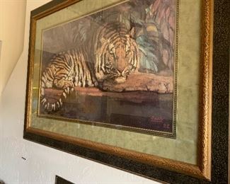 Tiger Framed Art