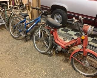 Mountain bike & Vintage 10 speed