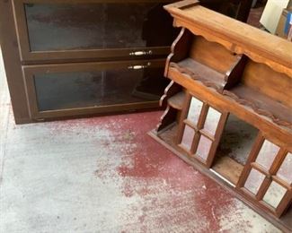 Gun Cabinet and Cabinet Bottom for Refurbishing