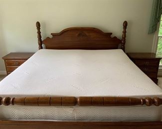 Kincaid Master King Bed Frame and Matching Tables