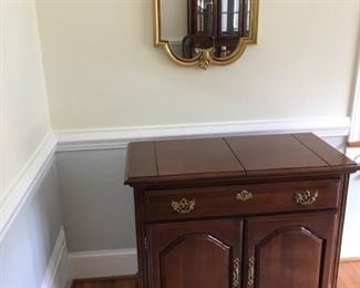 Lovely Serving Cabinet and Mirror