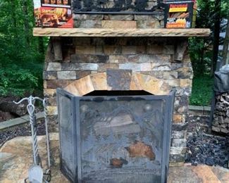 Outdoor Fireplace Set