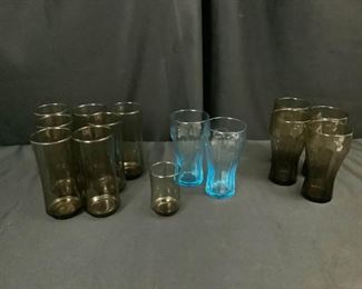 Retro Colored Tall Glasses