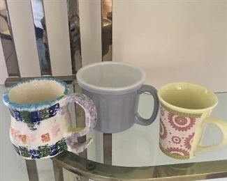 Item #13:  Set of 3 mugs: $3