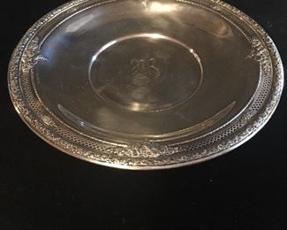 Item #54:  Sterling silver tray.  Apprx. 296g: $95