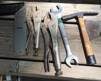 Item 136:  Assorted hand tools w/bucket (check out following pictures.  SOLD AS LOT as lot: $ 30