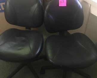 Item #113:  Pair of office chair.  $35