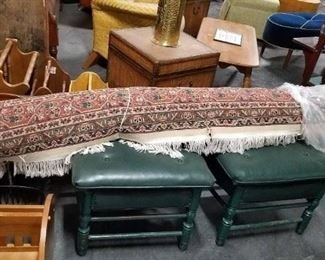 Hand Woven All Pure New Wool Pile Large whole Room Rug India 10.5' x 79.5" (small tear along the edge as shown in one of the photos) $5000 New Was $1295 Now $700