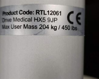 rive #HX5 9JP 450 lb max adjustable height & spinning shower seat $35